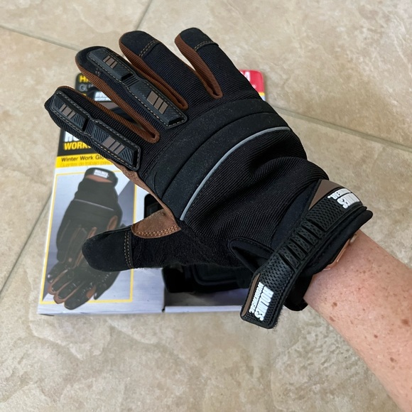 🆕 Holmes Workwear High Performance Winter Work Gloves 3m Thinsulate size Medium - Picture 4 of 7